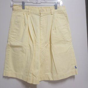 Ralph Lauren Womens Bermuda Fitted Pleat Size 10
